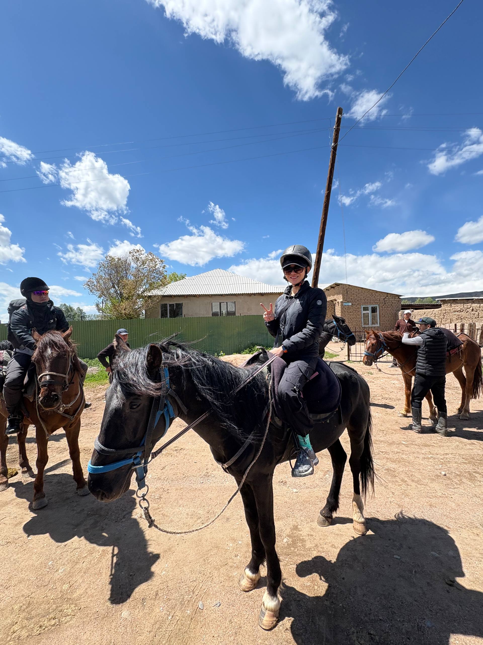 A leader and local guides