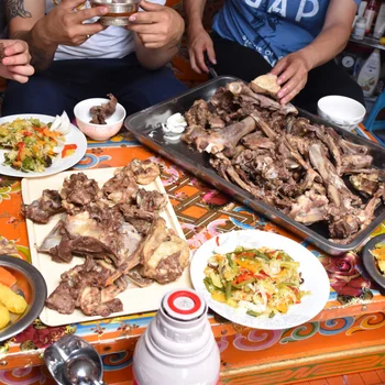 Image for Learn how to make Mongolian BBQ with nomadic families