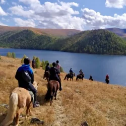See more of the Eight Lakes area on horseback, riding through the open landscapes surrounding the lakes.