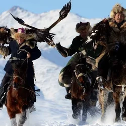 Kazakhstan Winter Adventure: Frozen Lakes, Horseback Riding & Hot Springs
