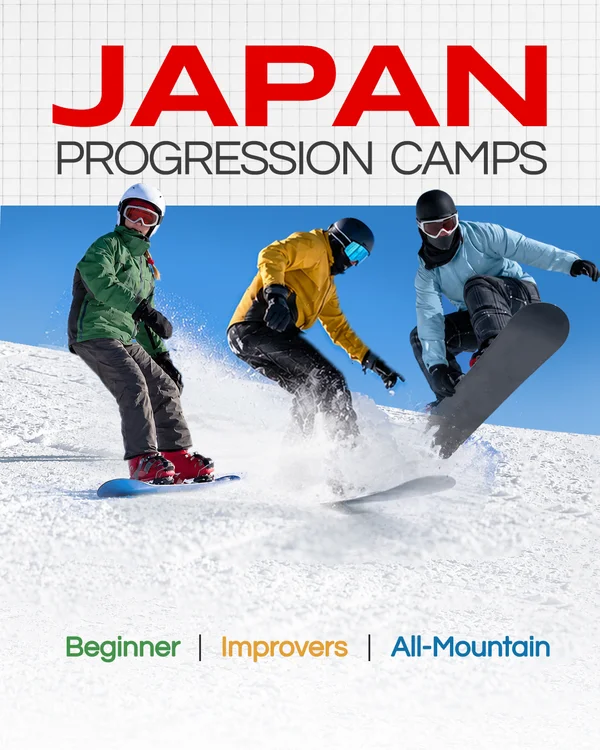 Progression ski & snowboard camp in Yuzawa