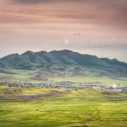 Take in the peaceful countryside views as you make your way through Bulgan and deeper into northern Mongolia