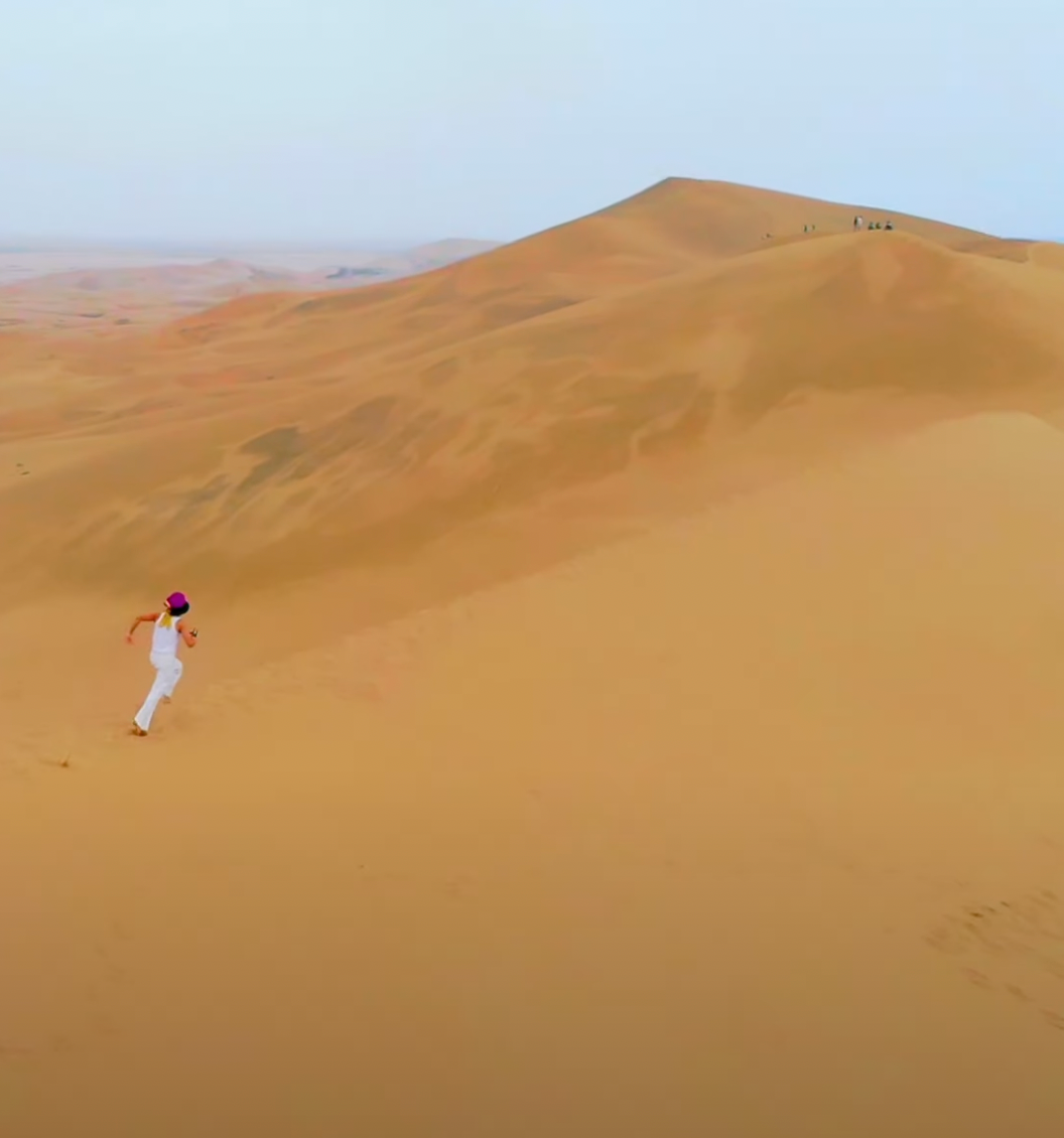 Run across the world renown Gobi Desert